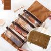 4-in-1 Portable Cosmetic Bag Travel Foldable Compact Toiletry Bag Kit Four Detachable Compartments Makeup Pouch Organizer