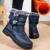 Waterproof Winter Boots for Women New Faux Fur Long Plush Snow Boots Woman Platform Ankle Boots Warm Cotton Couples Shoes