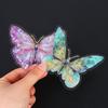 10 шт. 3D полые цветные бабочки, наклейки на стену, водостойкие декоративные наклейки для скрапбукинга, DIY, домашняя стена, журнал