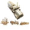 3D Деревянные Грузовики Пазл Игрушки 1/48 Набор для Сборки Строительные Блоки Модели Машин Для Мальчиков Взрослых Подарок Diy Механический Подарок Поезд Корабль