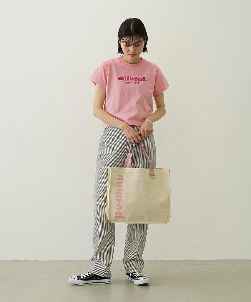 Milkfed Cooper Logo Compact Short Sleeve COOPER LOGO COMPACT Small Tee, S/S TEE, 103252011007, LtPINK,
