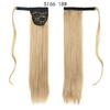LISI HAIR Long Straight Wrap Around Clip In Ponytail Hair Extension Heat Resistant Synthetic  Pony Tail Fake Hair