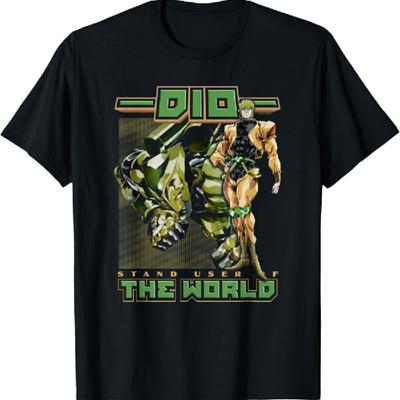 JoJo's Bizarre Adventure DIO Пользователь Стенда Мира Аниме Футболка