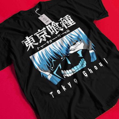 Футболка Tokyo Ghoul Кен Канеки Футболка Джузо Сузуя Аниме Манга Хоррор Унисекс Футболка BB720