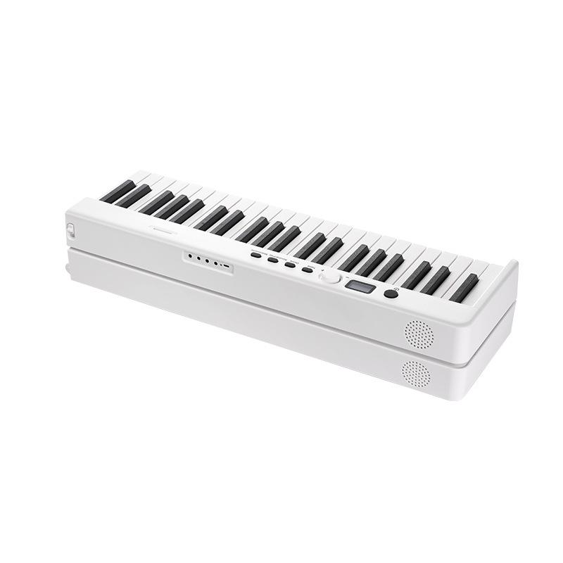 Портативное складное электронное пианино с 88 клавишами, Bluetooth и MIDI, перезаряжаемая клавиатура