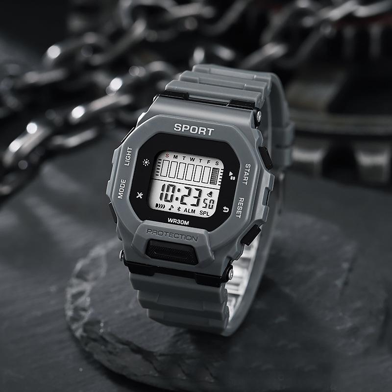 Светящийся будильник водонепроницаемый новый для мужчин и женщин многофункциональные электронные часы спортивные светодиодные часы уникальные