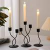Iron Candlestick Crafts Golden Candle Holder Simple Desk Candle Ornament  Romantic Decorations