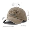 Папа Защита Солнцезащитная Кепка Snapback Регулируемая Черная Винтажная Кепка Бейсболка Стирка Стежки Вышивка Nyc Регулируемые Кепки Для Женщин Мужчин Кепка Утиный Клюв