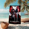 Resident Evil game, Umbrella Corporation, soft beach towel, outdoor camping vacation swimming beach towel, outdoor absorbent bath towel, Q7
