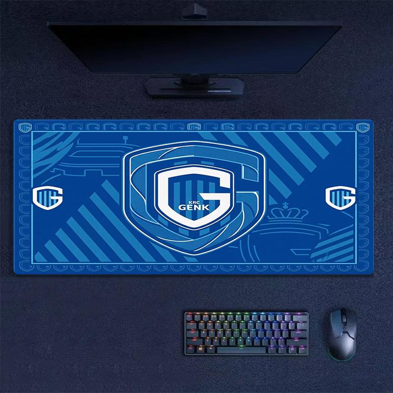 KRC Genk Color Mouse Pad Large Gaming Table Cushion Non-slip Laptop Tablet Big Mousepad XXL Mat Mini PC Playmat With Lock edge