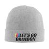 Новая Америка Let's Go Brandon Шапка Зимние шапки Вязаная кепка Повседневная Бейсболка