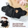 Suit Clothing Plush Doll's Clothes PU Leather Jacket 20cm Doll Overalls Doll Outfit Accessories