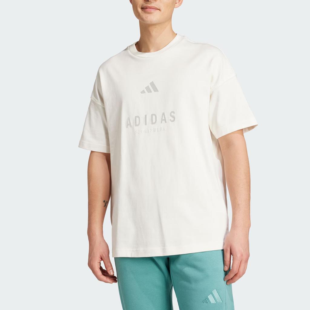 adidas Мужская футболка Szn SS25 с вышивкой JL6552