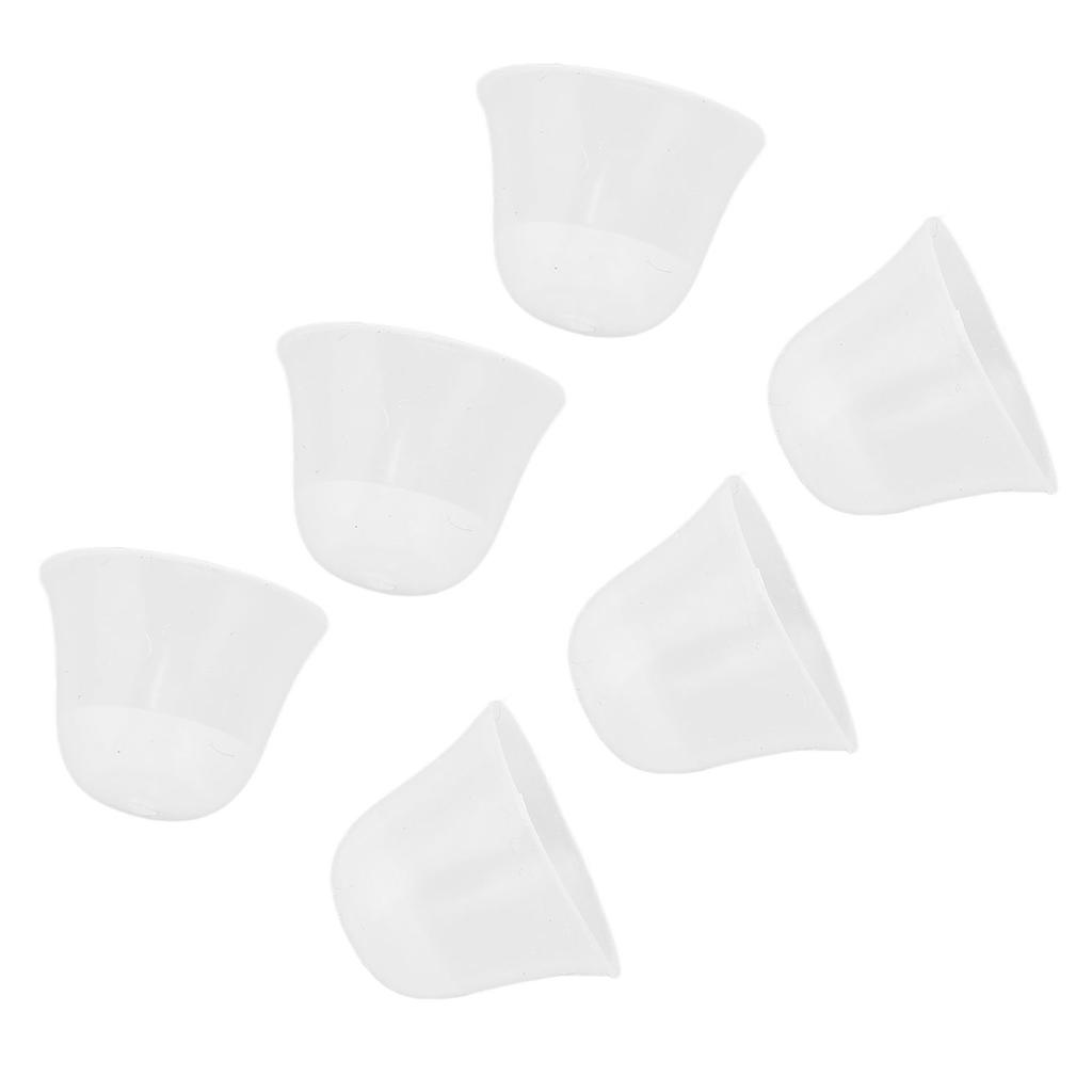 6 шт. Универсальные мягкие удобные силиконовые вкладыши для слуховых аппаратов, сменные вкладыши для слуховых аппаратов