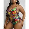 Европейский и американский интегрированный большой размер, высококачественный бикини, сексуальный цельный купальник
