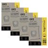 Набор из 4 упаковок по 4 мешка для пылесоса 64093 для Moulinex TopFilter Premium ref. 9996250