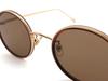 Солнцезащитные очки с круглыми линзами и внутренней оправой, матовые КОРИЧНЕВЫЕ [SPEED ADDICT] ЗОЛОТОЙ/КОРИЧНЕВЫЙ ×