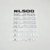After 2017 3D ABS For Mercedes-Benz W163 W164 W166 ML63 ML55 ML250 ML320 ML350 ML420 ML450 ML500 ML550 Emblem Logo Sticker AB1
