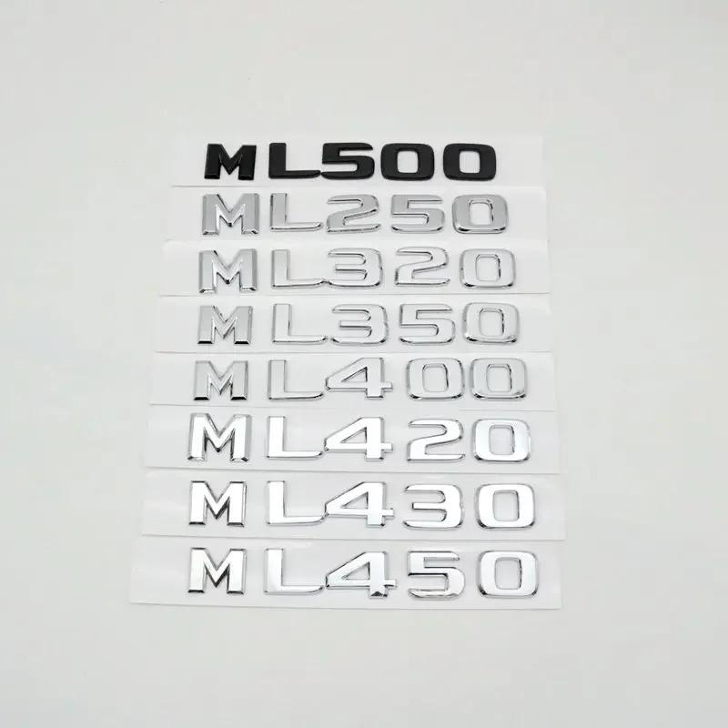 After 2017 3D ABS For Mercedes-Benz W163 W164 W166 ML63 ML55 ML250 ML320 ML350 ML420 ML450 ML500 ML550 Emblem Logo Sticker AB1