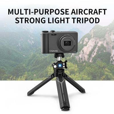 Держатель для телефона на штативе, вертикальный кронштейн, вращающийся на 360D адаптер для настольных штативов, 1/4 дюйма, регулируемый зажим для ноутбука и iPad