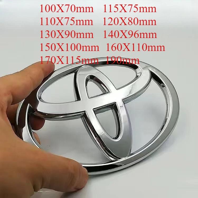 CKD1 1Pc ABS Front Head Grill Hood Bonnet Emblem Rear Tail Bumper Trunk Logo Badge ABS Car Logo 3D For Toyota Corolla Camry RAV4