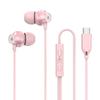 9D HIFI Металлические проводные наушники с тяжелым басом, с разъемами Type-C и 3,5 мм AUX для iPhone и Android