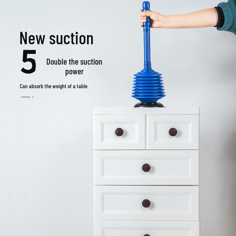 Toilet and Kitchen Blockage Pressure Plunger Suction Cup