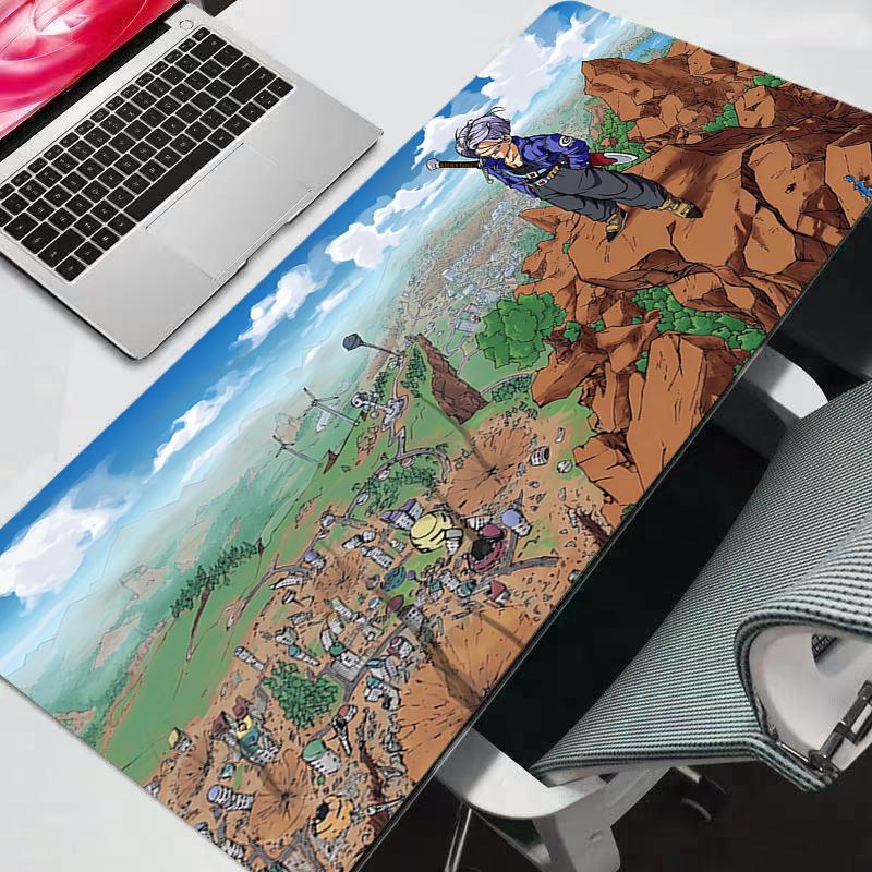 Gaming Big Mousepad Dragon Ball DBZ Mouse Pads Big Computer Gamer Mouse pad Rubber with Locking Edge Mat XXL New