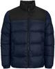 Демисезонная куртка Jack & Jones Jjetoby Puffer Collar SN (12235860) navy blazer/black blocking