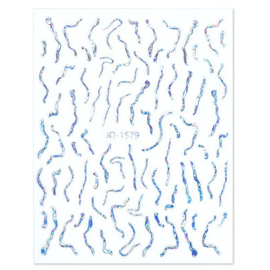 Наклейка для ногтей с нерегулярным узором, несколько стилей, сделай сам