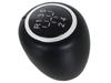 Opel Vectra C FL 05-08 gear shift knob 5 SPEED BLACK ECO LEATHER