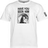 Футболка Powell Peralta Animal Chin Have You Seen Him_, Белая, Средний размер