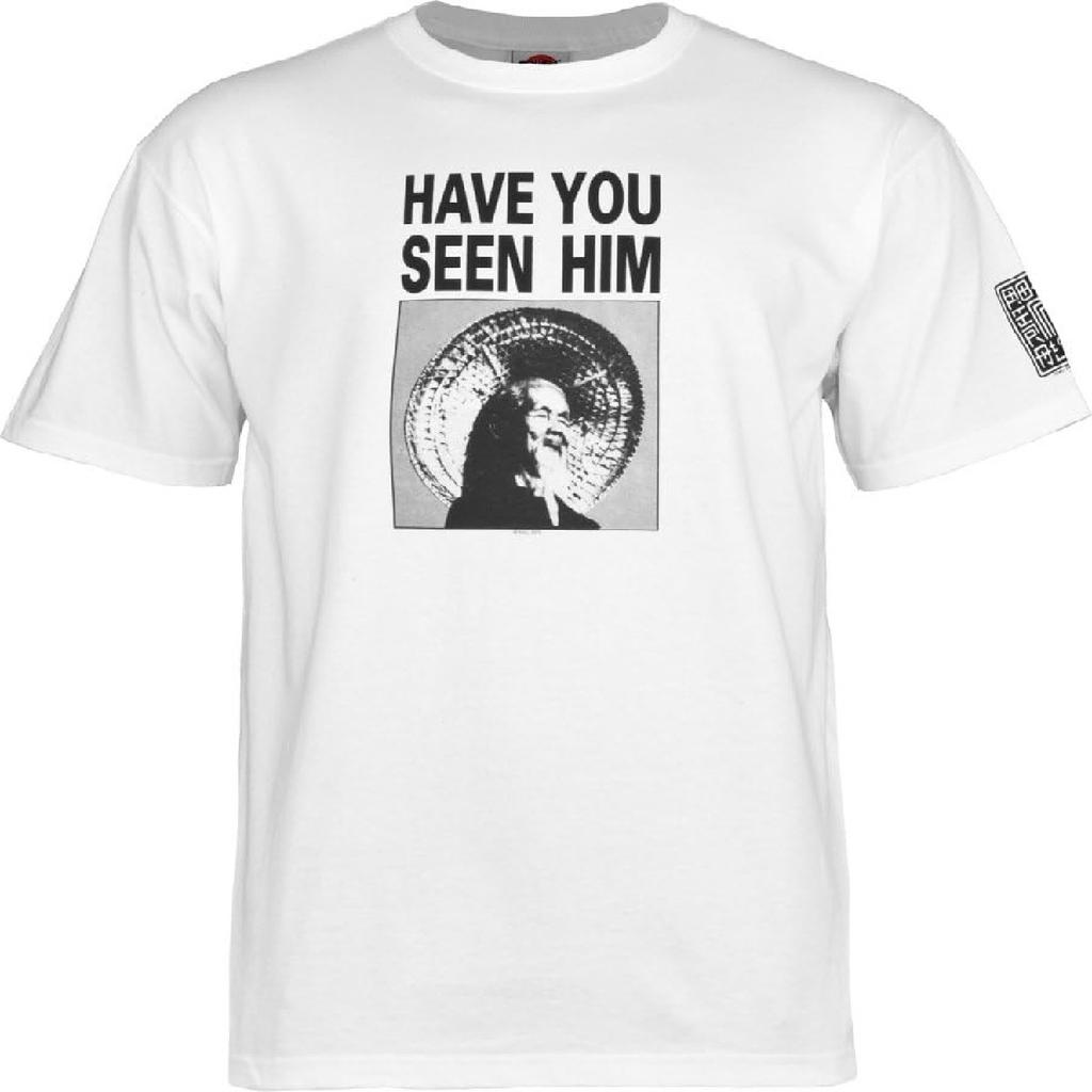 Футболка Powell Peralta Animal Chin Have You Seen Him_, Белая, Средний размер