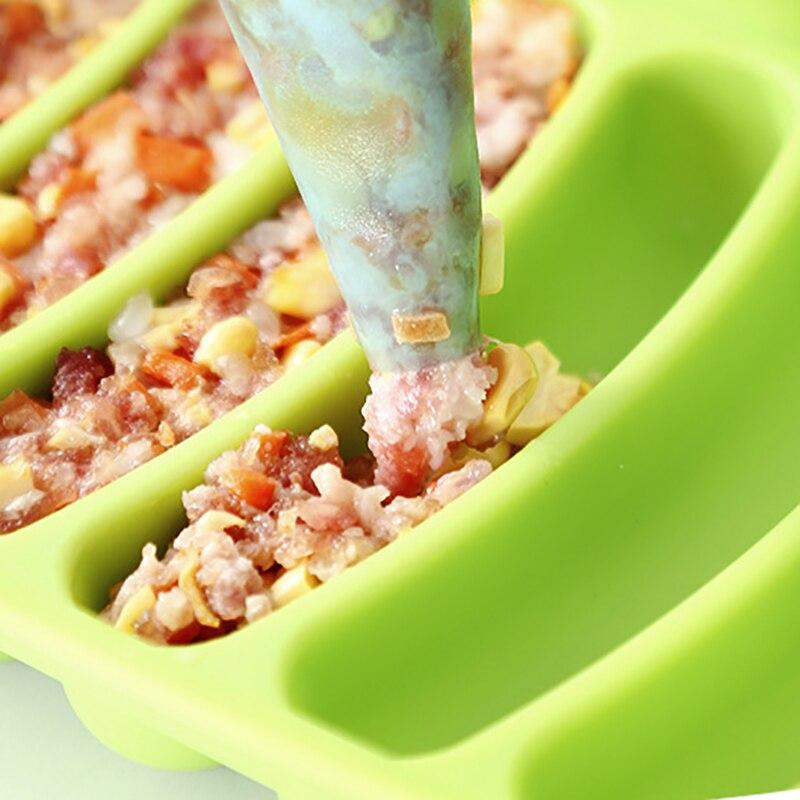 Силиконовая форма для изготовления колбасы, 6 сеток, антипригарная кухонная форма для приготовления ветчины, хот-догов, формы для выпечки тортов с крышкой, бытовые инструменты