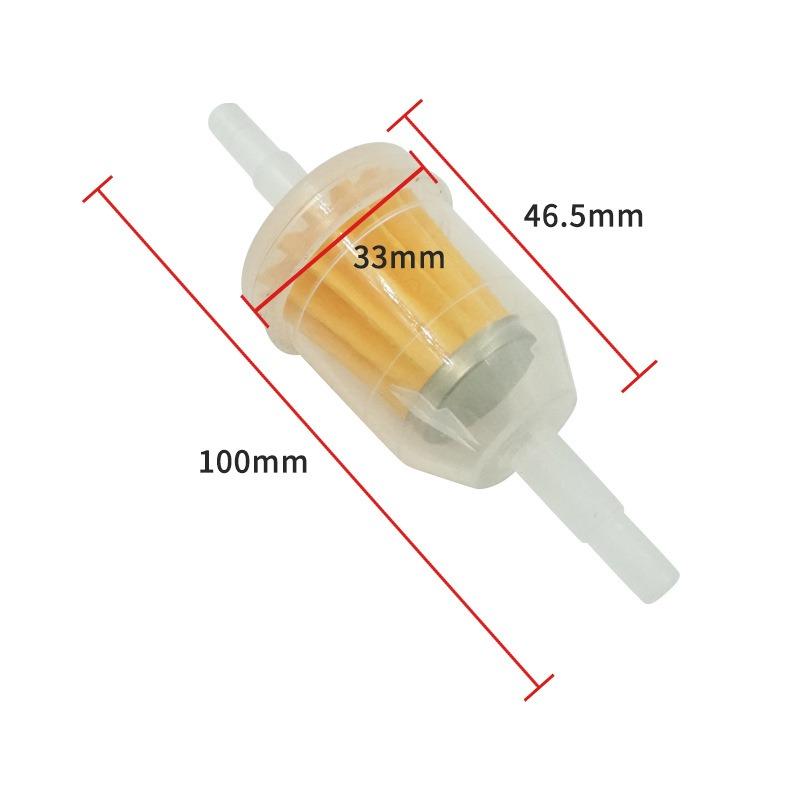 10PCS Universal Gasoline Gas Fuel Gasoline Oil Filter Motorcycle Scooter Gasoline Filter Tool Motor ATV Fuel Filter Accessories