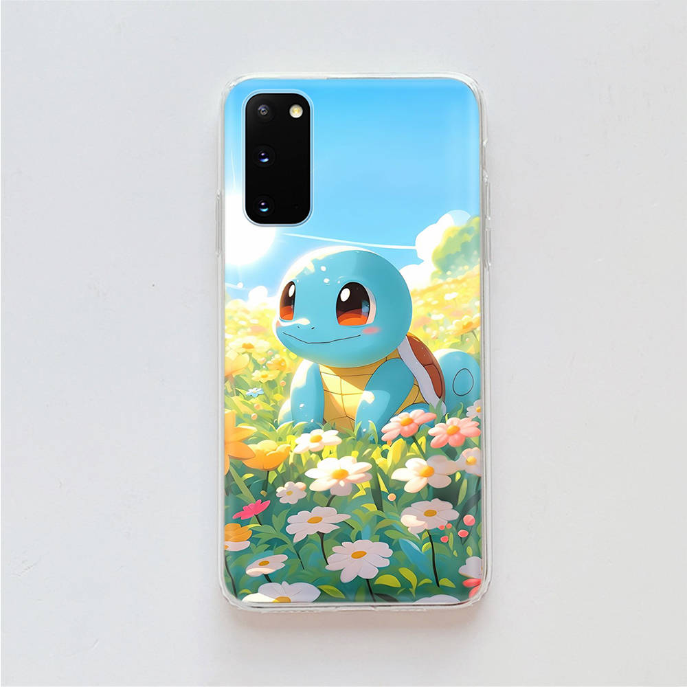 AP9 Squirtle Pokemon Прозрачный чехол для Samsung A04 A14 A23 A34 A54 M23 M33 M52 M53 Realme 10 9 C30S C35 C55 VIVO Y02 Y21 Y33S Y51 X80 V25 Чехол