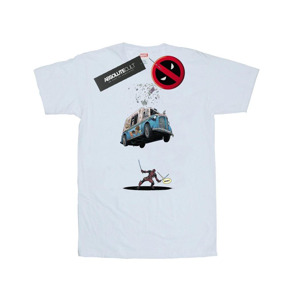 Marvel Mens Deadpool Ice Cream T-Shirt