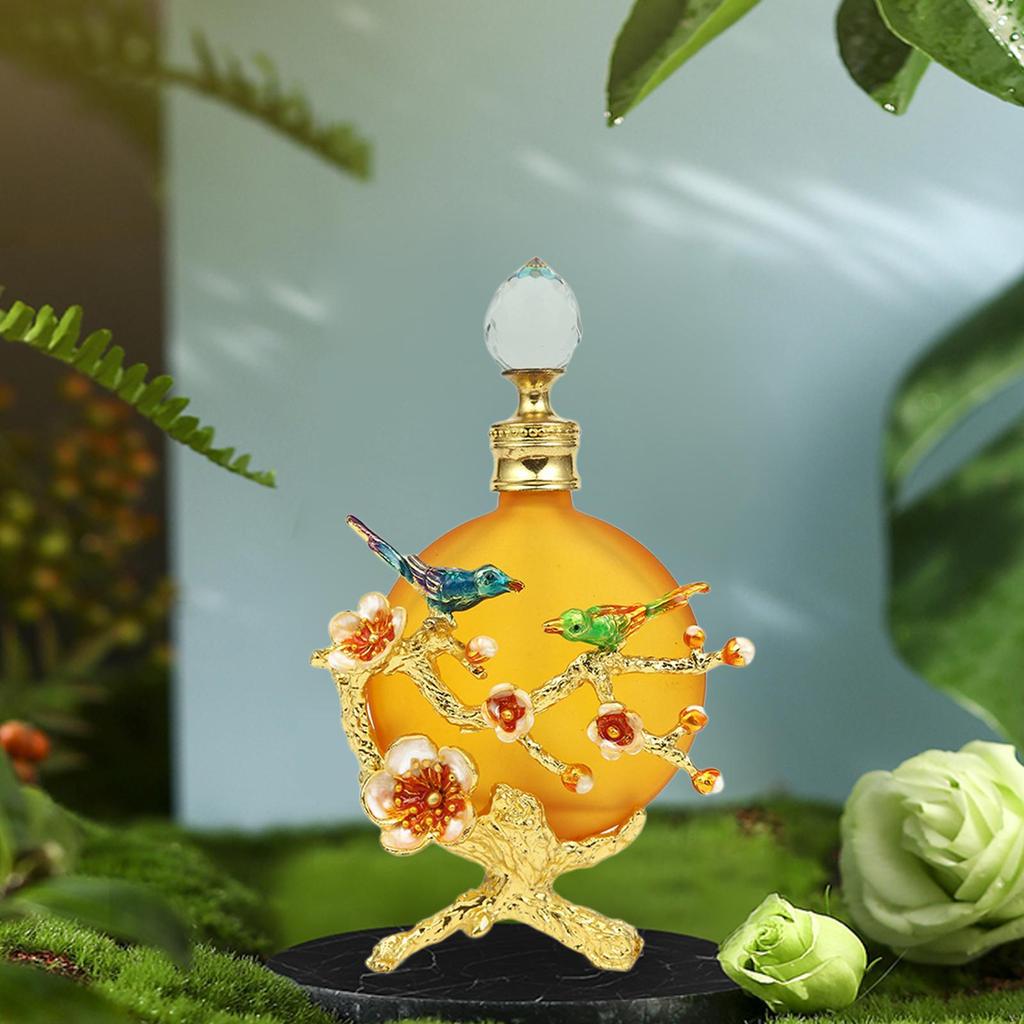 Пустой многоразовый флакон духов, подарок для девушки, женщины, необычный антикварный флакон для эфирного масла с цветочным узором, контейнер для аромата