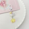 513 Original Ice Transparent Star Keychain - Cartoon Girl Heart Pendant for Students & Girlfriend Gifts