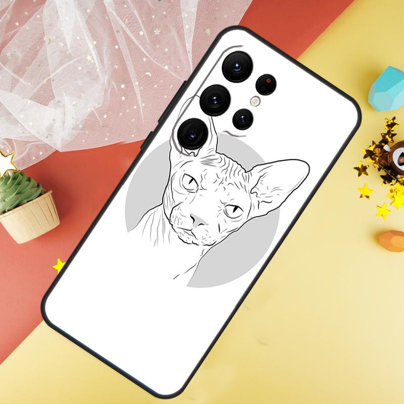 Чехол Сфинкс для Samsung Galaxy S24 S23 S22 Ultra S21 S20 FE Note 20 Note 10 S8 S9 S10 Plus