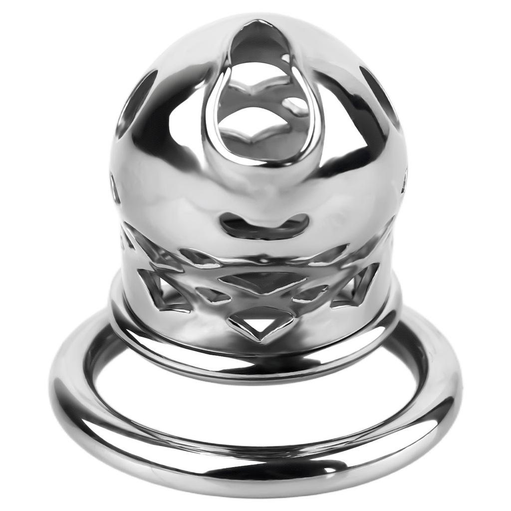 Замок целомудрия из нержавеющей стали, металлический замок целомудрия, клетка для пениса, целомудрие, гей-секс-игрушки, кольцо для члена, уретральное целомудрие, БДСМ