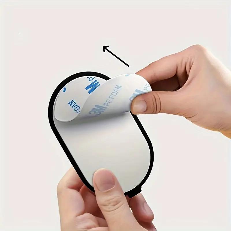 5/10pcs Stainless Steel Wall Hooks Strong Load-bearing Punch Free Simple Installation Self-Adhesive Stainless Steel Hooks Set