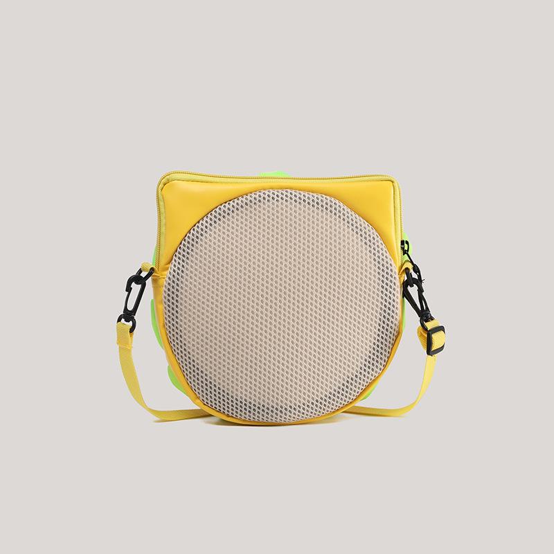 Сумка-переноска Hamburger, многофункциональная, на одно плечо, с рисунком из мультфильма, высокого уровня