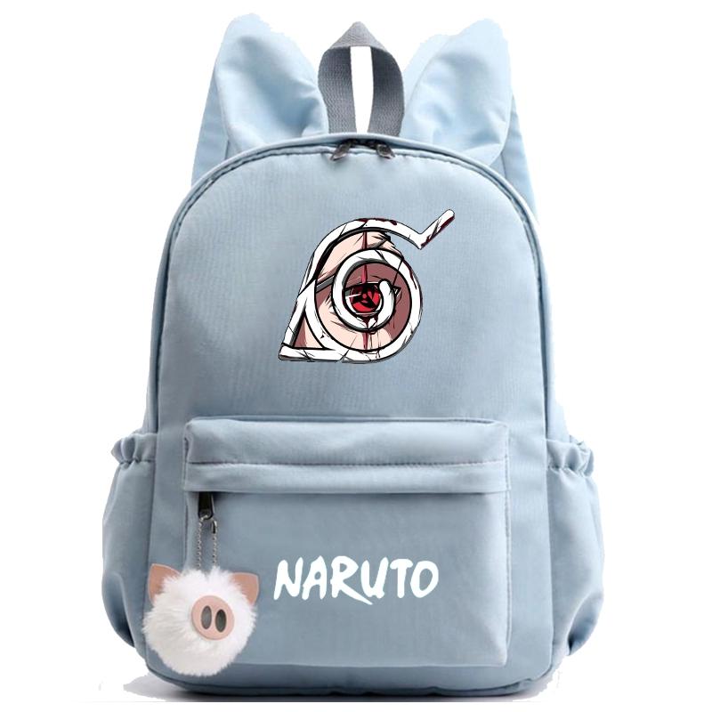 Аниме Наруто Рюкзак Подросток Девушка Мальчик Рюкзак Школьный Снова в школу Книжная сумка Мужчины Женщины Досуг Дорожная сумка Повседневная сумка