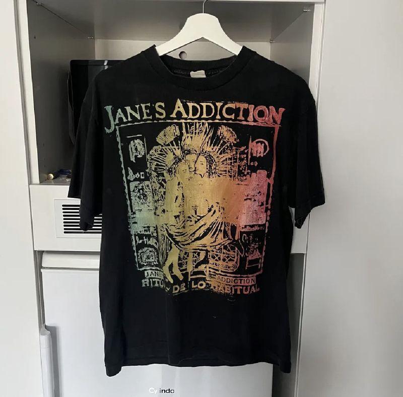Jane’s Addiction 90-е Винтажная Черная Хлопковая Футболка Ritual De Lo Habitual S-5XL Унисекс