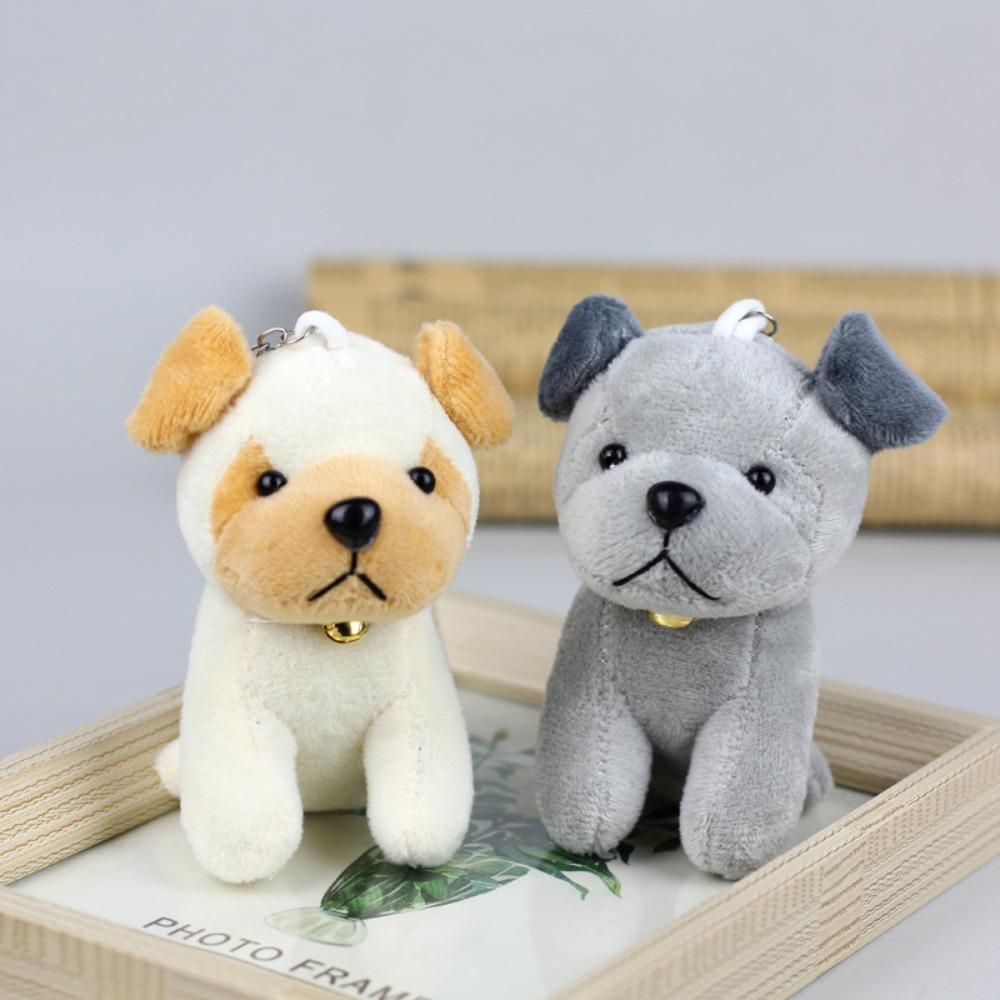 Cartoon Wolfhound Plush Toy Keychain Plush Doll Wolf Dog Stuffed Doll Key Ring Kid Gifts