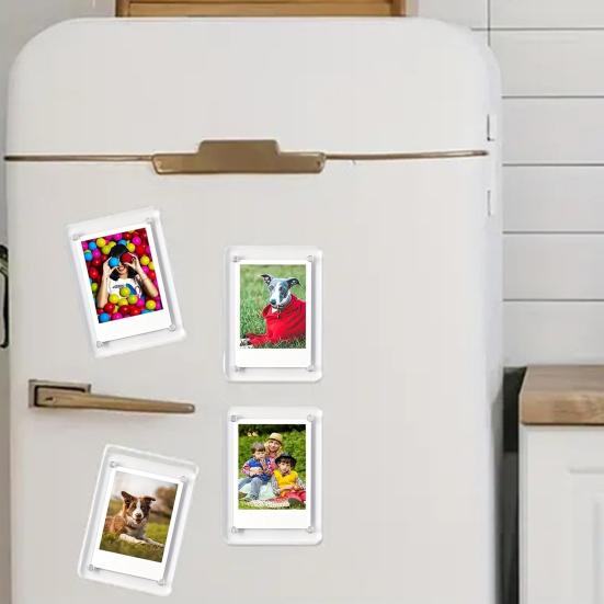 Акриловая фоторамка из прозрачного стекла, декоративные фоторамки для дома, школы, путешествия, общежития, фотостудии