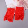 Очаровательные сексуальные женские женские кружевные солнцезащитные перчатки для вождения, варежки, свадебные перчатки