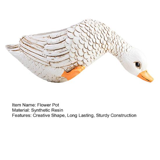 Горшок для суккулентов в виде петуха, креативная форма, прочная конструкция, большой размер, многоцелевой садовый горшок для цветов, декор