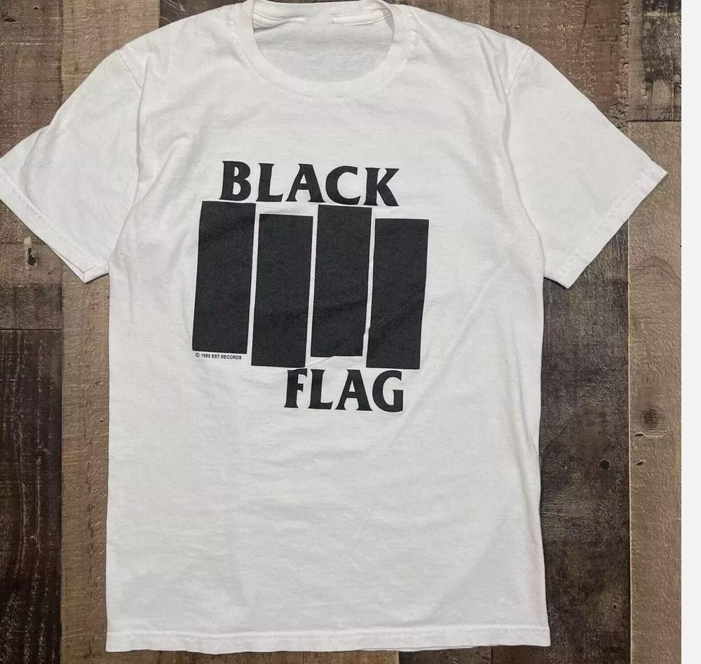 Новая Унисекс Футболка с Флагом Калифорнии Панк-Рок Группы Black Flag